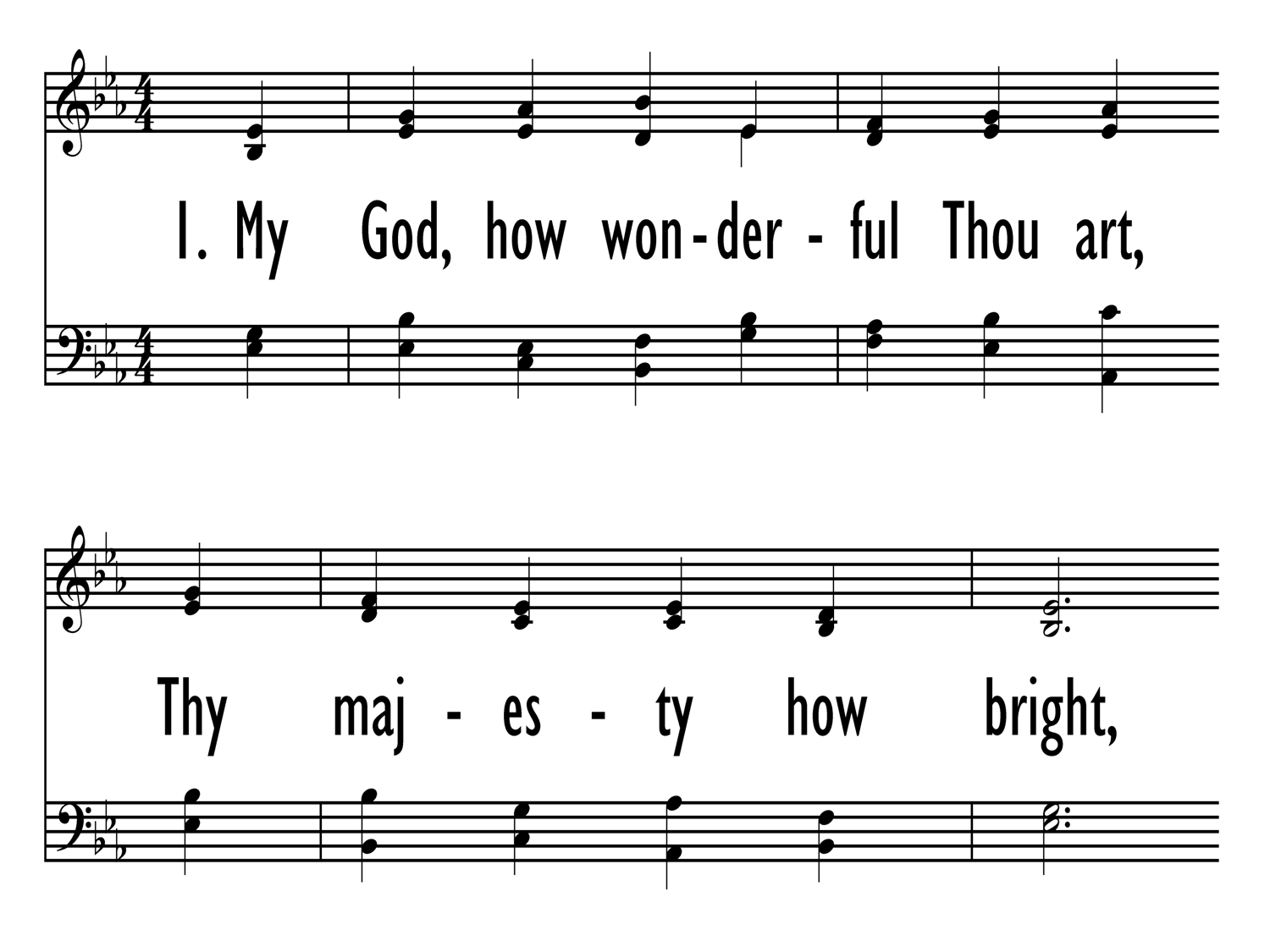 My God, How Wonderful Thou Art | Hymnary.org